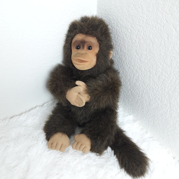 stuffed chimpanzee vintage